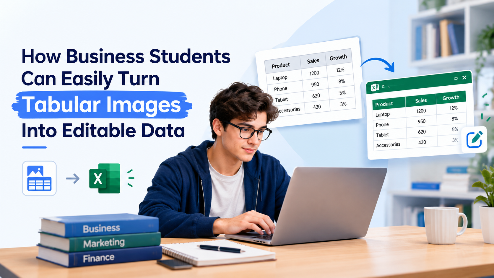 How Business Students Can Easily Turn Tabular Images Into Editable Data